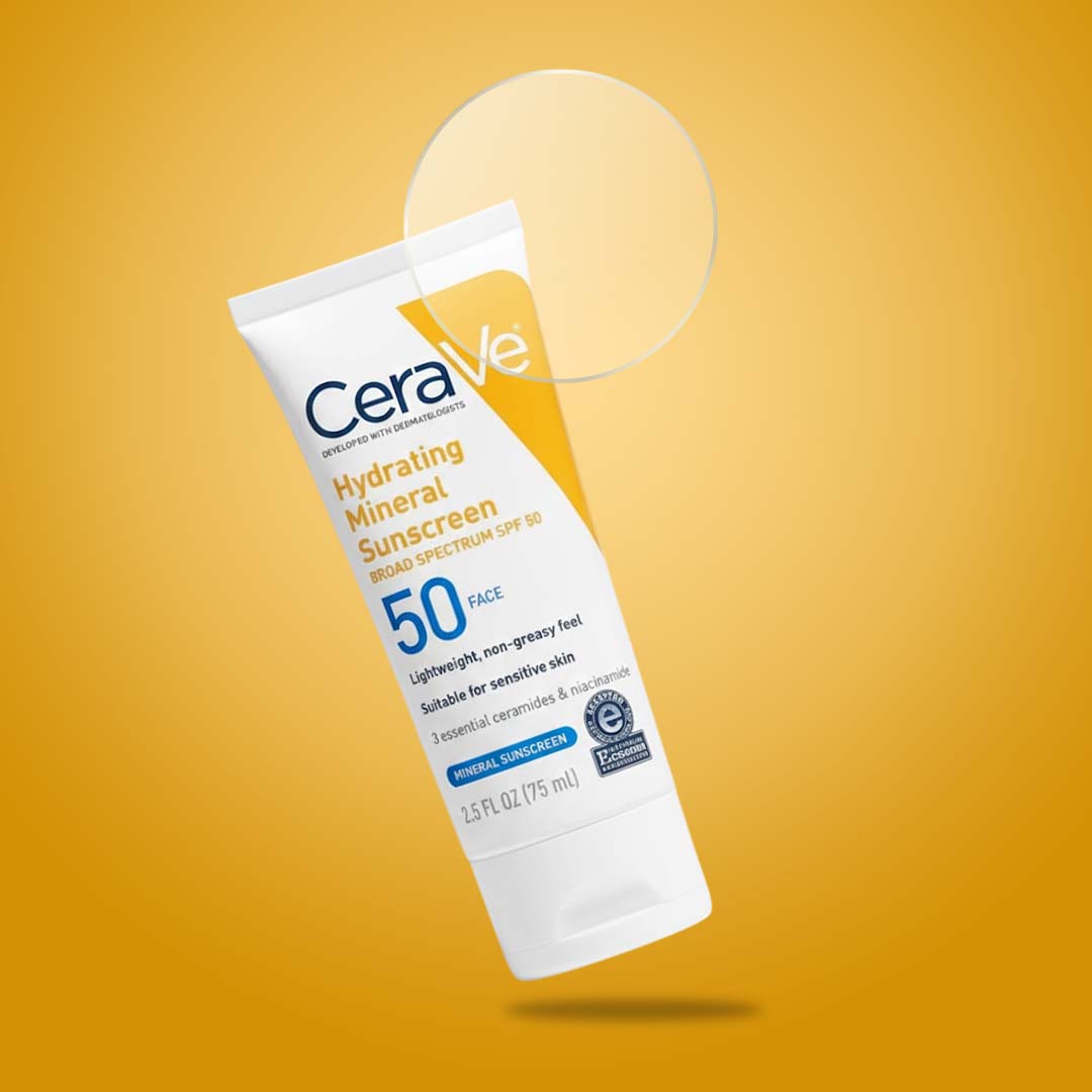 CeraVe Hydrating Mineral Sunscreen SPF 50
